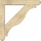 Ekena Millwork Funston Craftsman Rough Sawn Bracket w/ Offset Brace, Douglas Fir, 6"W x 36"D x 36"H BKT0604X36X36FST04RDF - alternate 4